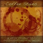 Coffee Stains free Photoshop brushes