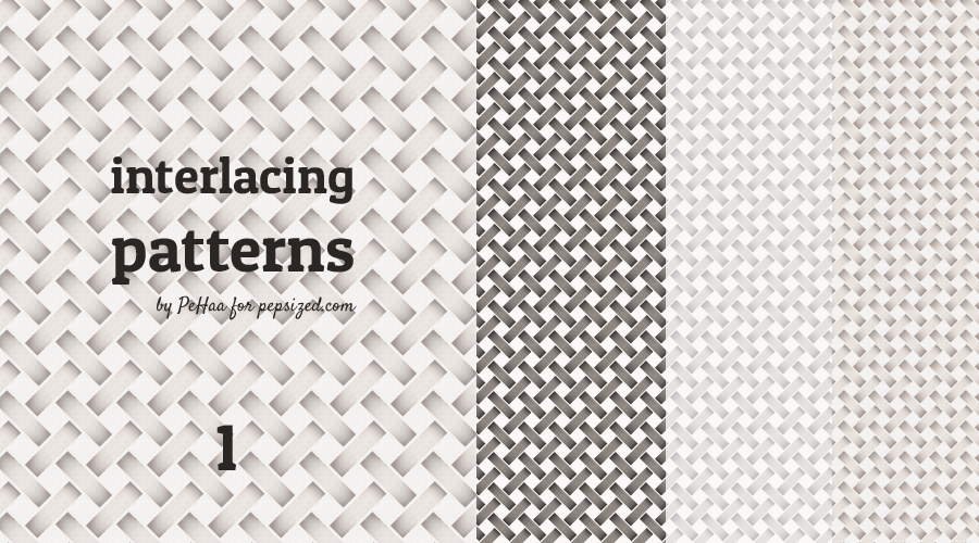 Interlacing subtle patterns 1