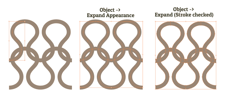 Create a vector knitting pattern - step 4 
