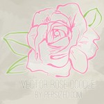 Rose Vector Doodle