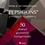 Pepsigons - 50 abstract geometric backgrounds