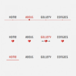 Lavalamp-like menu effect - css-only - tutorial preview